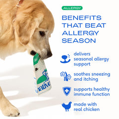 Native Pet Allergy Chews: bouchées adaptées aux chiens de petite taille pour usage quotidien.