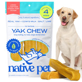 Native Pet fromage yak himalayen pour gros chien, mastication longue et satisfaisante.