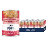 Natural Balance: boîte ouverte de 13 oz, repas équilibré pour chien adulte.