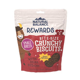 Natural Balance biscuits au bison pour petits chiens – croquants et appréciés comme récompense.