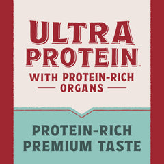 Natural Balance Ultra Protein Chat canard en coupes dans une sauce.