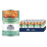 Natural Balance L.I.D. conserve poulet et patate douce, repas pratique.