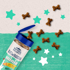 Natural Balance Mini Rewards texture masticable au poulet pour motivation entraînement