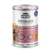 Natural Balance, morceaux-de-saumon dans une pâtée humide pour chien, texture appétissante