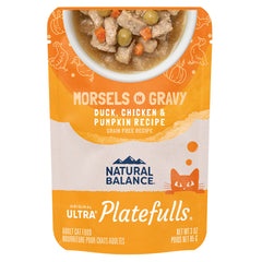 Natural Balance Platefulls Indoor canard et poulet dans une poche 3oz.
