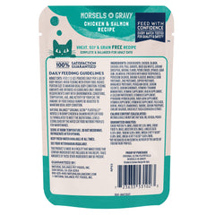 Natural Balance Platefulls legumes-fruits poulet-saumon, texture appetissante 85 g