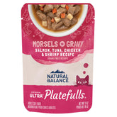 Natural Balance Platefulls Saumon en sauce — appétit pour chats adultes