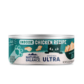 Natural Balance poulet pour chat intérieur en conserve 156 g, lot de 24 — nourriture humide