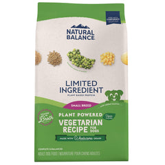 Natural Balance sac 12 livres pour petits chiens, pratique et équilibré.