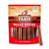 Natural Farm Bully Sticks 4 pouces – friandise durable pour petits chiens