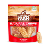 Natural Farm Trachée de boeuf – pack de 12 pour chien, pratique.