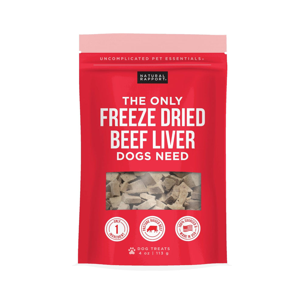 Friandises Natural Rapport au foie de bœuf pour chien, saveur naturelle et récompense idéale