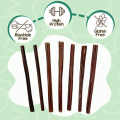 Nature Gnaws batonnet boeuf sans odeur, alternative naturelle pour chiens sensibles.