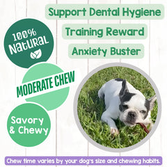 Nature Gnaws bully sticks porc extra fins sans gluten, parfait pour chiens sensibles.
