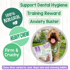 Nature Gnaws sans cuir, alternative naturelle pour chiens sensibles