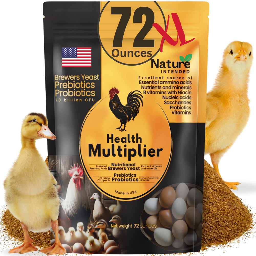Nature INTENDED levure de bière et probiotiques – sachet 72onces, soutien digestif volailles.