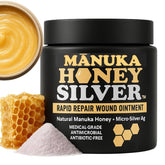 Pommade Nature's Diet Manuka Silver prête pour les blessures animales.