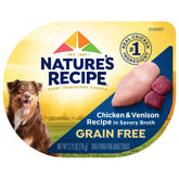 Nature’s Recipe gobelet-poulet-venaison-2-75oz, repas humide pratique pour chien adulte.