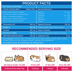 Nature Target Chien – Probiotiques à 5 milliards CFU pour la digestion.