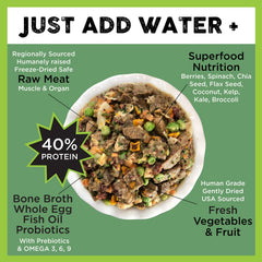 Nature's Diet Simply Raw bouillon d'os prêt à nourrir et renforcer l'appétit.