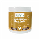 Nature's Logic Bouillon d'Os de Poulet en poudre dans un bocal pratique, topper savoureux.