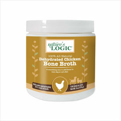 Nature's Logic Bouillon d'Os de Poulet en poudre dans un bocal pratique, topper savoureux.