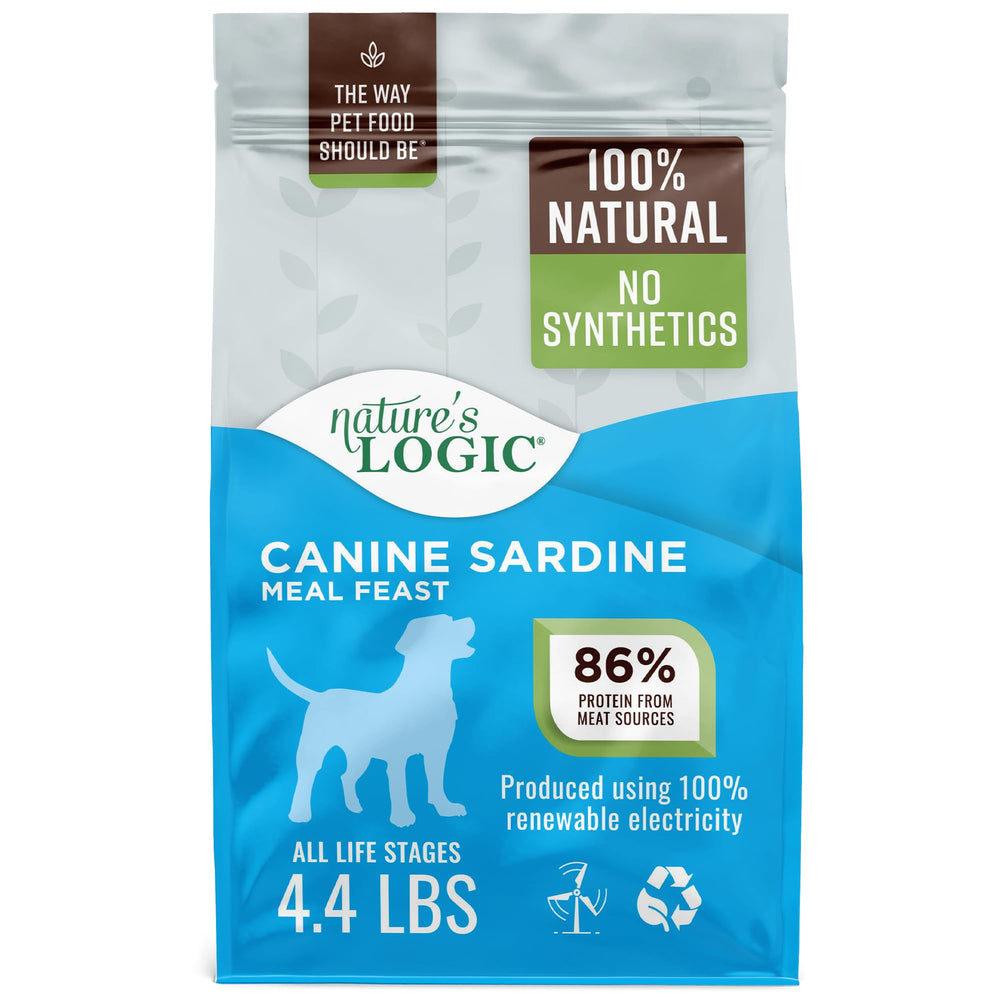 Nature's Logic croquettes sardine Festin dans un bol, croquant et appétissant.