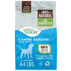 Nature's Logic croquettes sardine Festin dans un bol, croquant et appétissant.