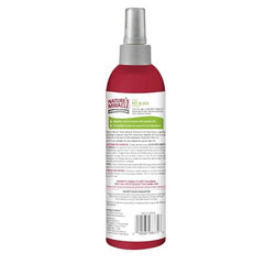 Étiquette montrant le signal repulsif pour chats dans Nature's Miracle Advanced Platinum