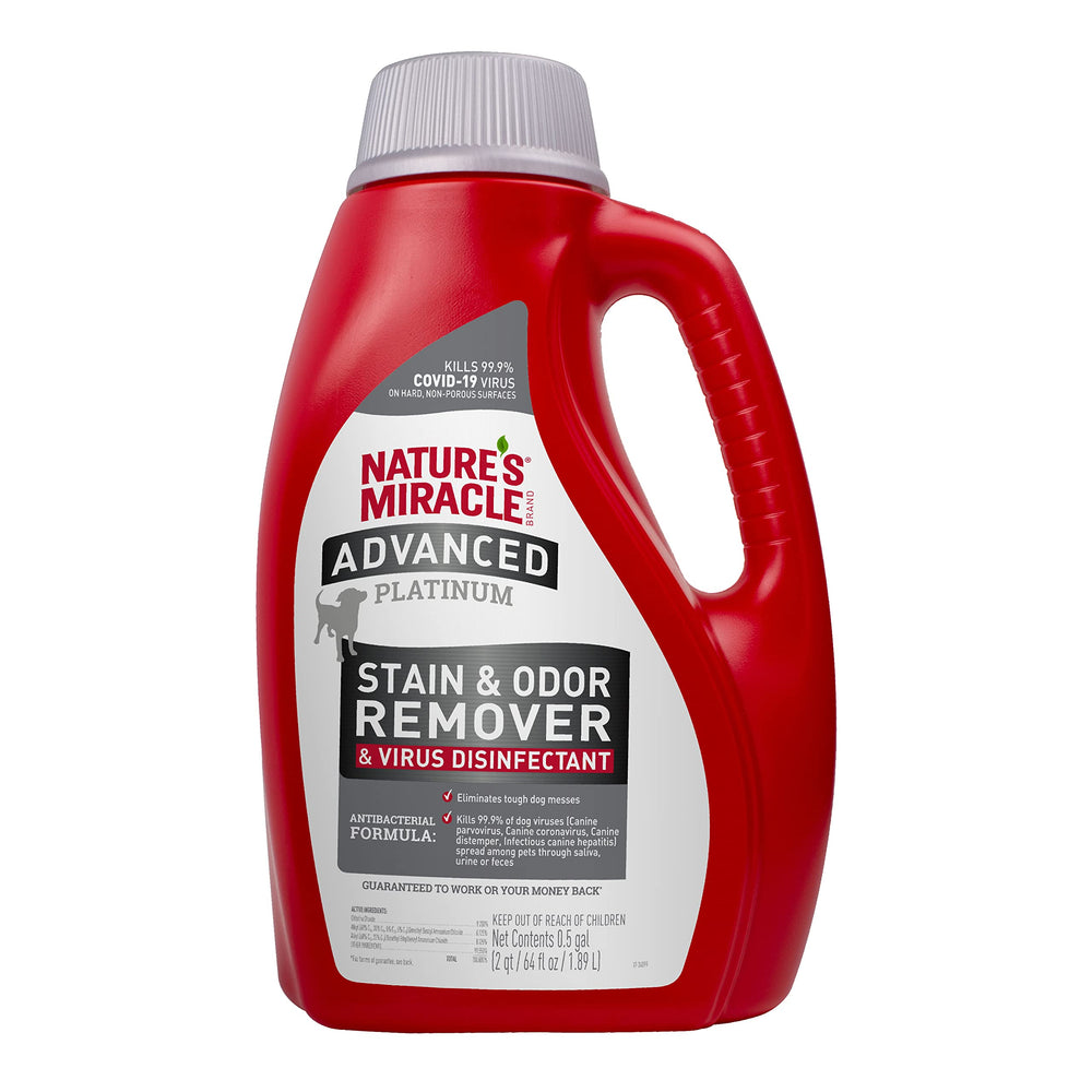 Nature's Miracle Advanced Platinum, flacon spray pour tapis et textiles