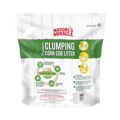 Nature's Miracle Premium Litière maïs — absorption rapide 2x.