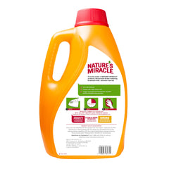Nature’s Miracle Set-In Stain Destroyer, oxygène concentré, agit sur les taches incrustées.