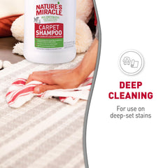 Nature’s Miracle Shampoing Tapis offre puissance professionnelle sur taches.