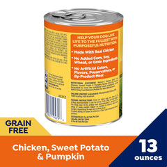 Nature’s Recipe – patate douce et citrouille, nutriments naturels et saveur agréable.