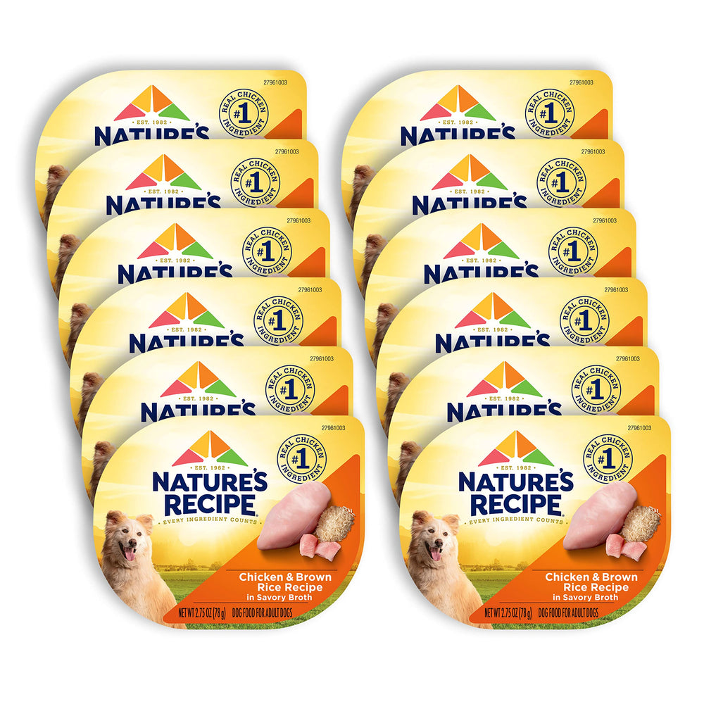 Nature's Recipe poulet en bouillon, tasse pratique pour repas quotidiens