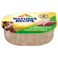 Nature's Recipe bouillon savoureux poulet et canard, texture riche