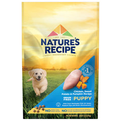 Nature's Recipe chiot croquettes, sac de 12 livres, démarrage sain pour les muscles.