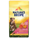 Nature's Recipe croquettes saumon sans grains en sac de 4 lb, nutrition équilibrée.