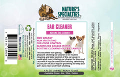 Nature's Specialties application oreille chien-chat sur coton, usage doux