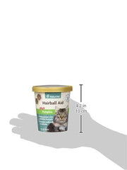 NaturVet dans un bocal, bonbons doux citrouille pour chats, pratique à servir