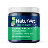 NaturVet enzymes digestives: bouteille, facilite l'administration et soutient la digestion.