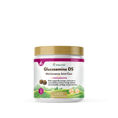 NaturVet Glucosamine DS Niveau 1 : friandises molles pour soutenir les articulations.