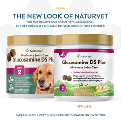 NaturVet Glucosamine DS Plus – articulation-hanches, maintien de la mobilité au quotidien.