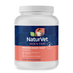 NaturVet levure sèche ail bouteille: pelage brillant et peau saine.
