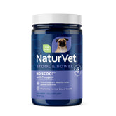 NaturVet No Scoot - poudre citrouille dans l’emballage, soutien digestif potentiel.