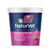 NaturVet Soutien Vesical Plus Canneberge – bouchées pour chien favorisant un contrôle possible.