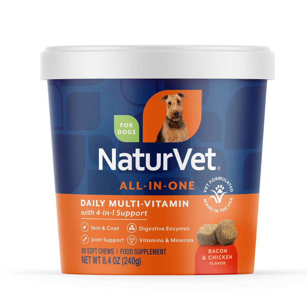 NaturVet friandises molles en bouteille pour le soutien des articulations et l'énergie.
