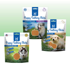 N-Bone bâtonnets dentition chiots au poulet, texture souple pour apaiser les gencives