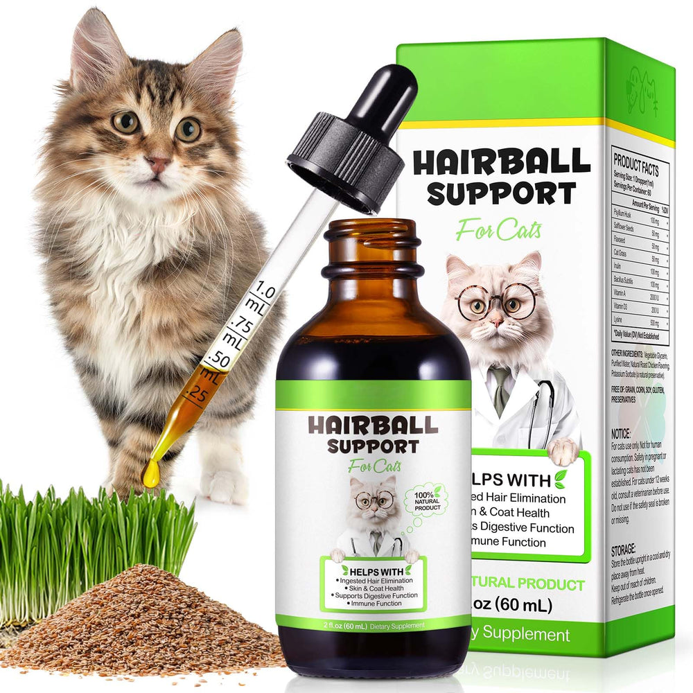 NBTREKTIE – traitement boules de poils pour chats, soutien naturel au passage des poils