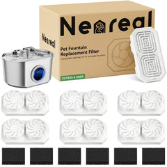 Filtre Neareal pour fontaine 74oz triple filtration, bénéfice potentiel pour hydratation des chats